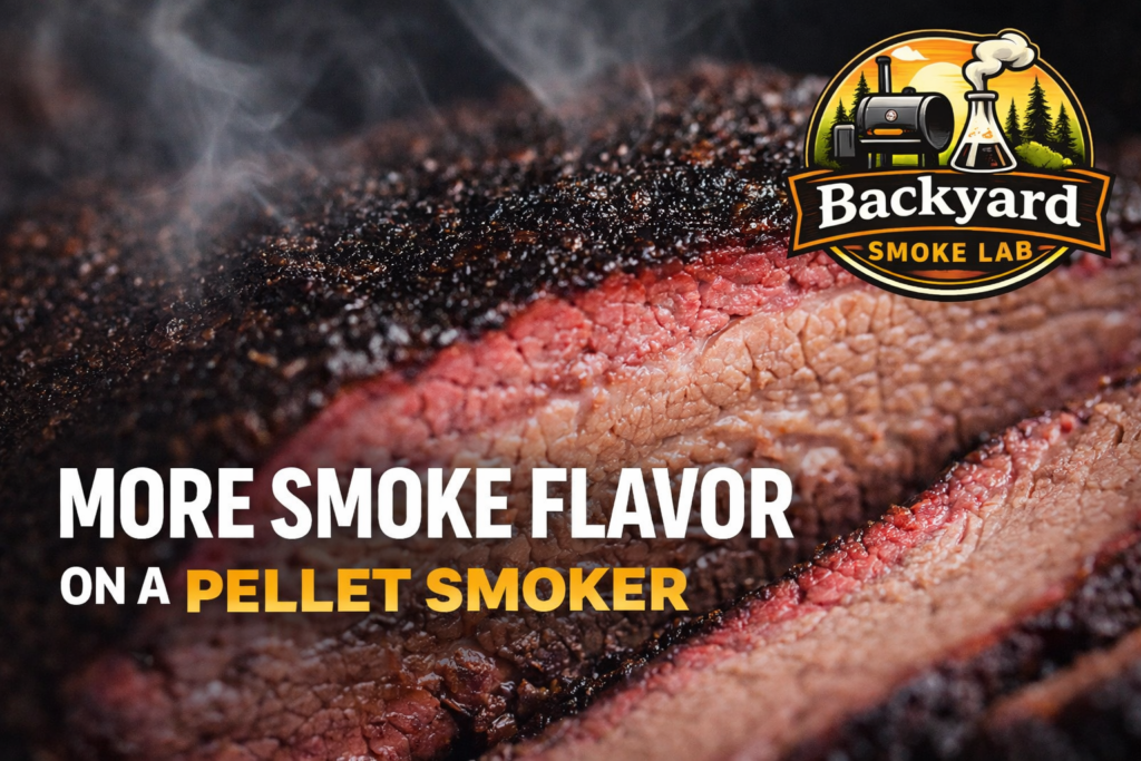More smoke flavor on a pellet smoker