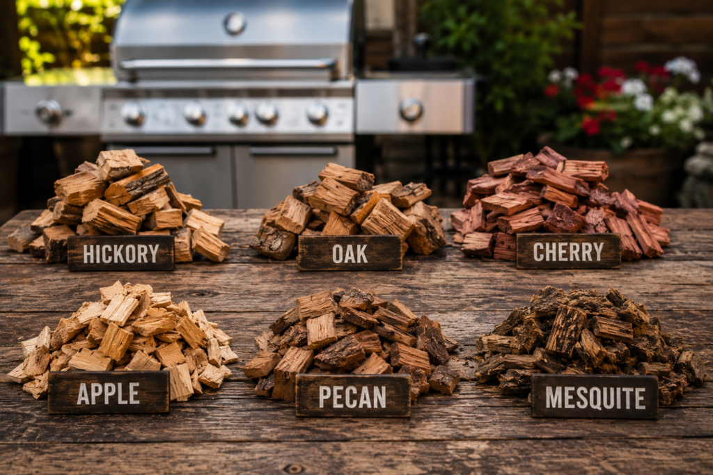 smoke on a gas grill
