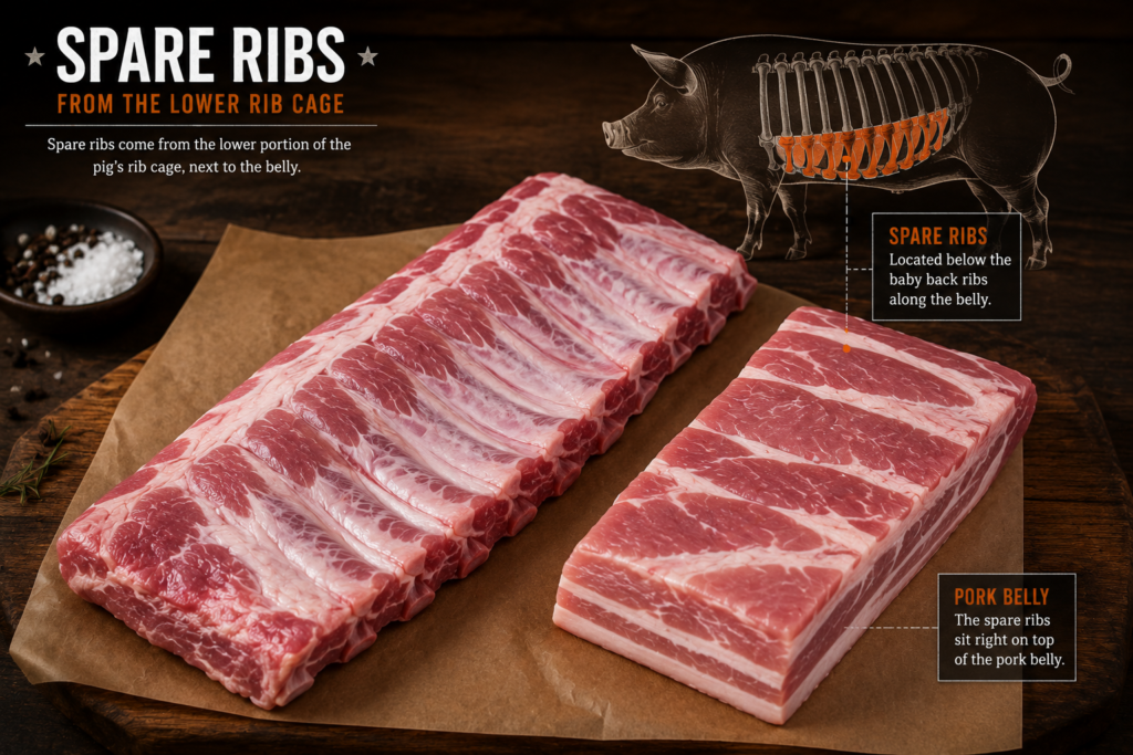 Baby Back vs Spare Ribs