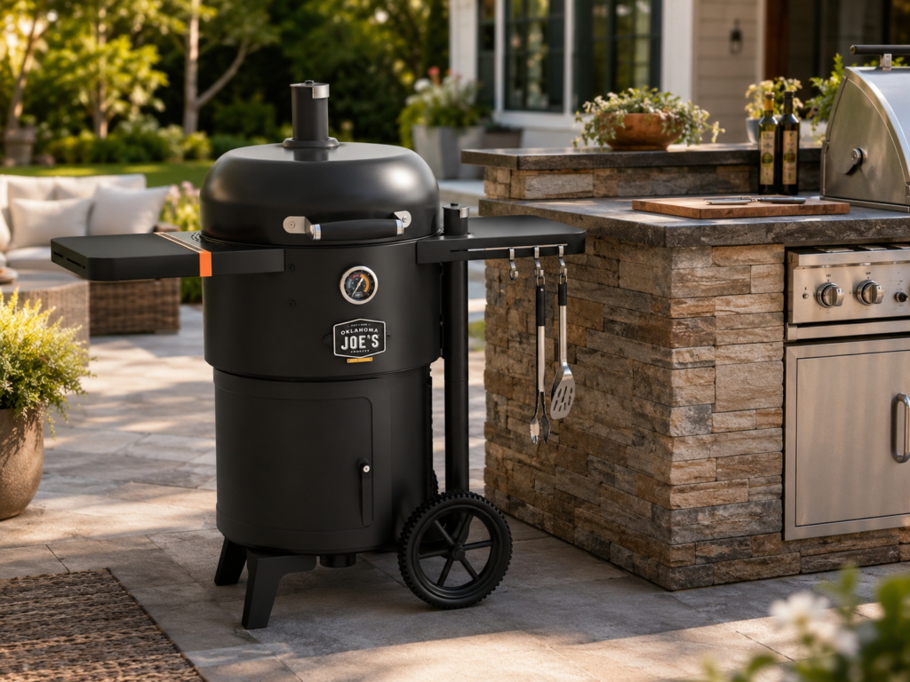 Oklahoma Joes Bronco drum smoker