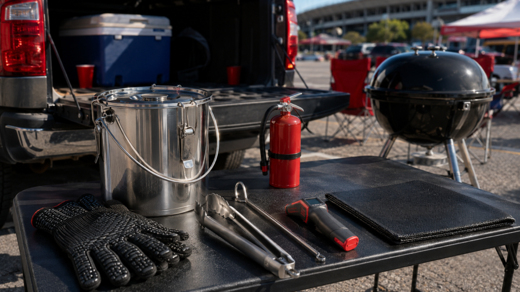 tailgate charcoal shutdown kit