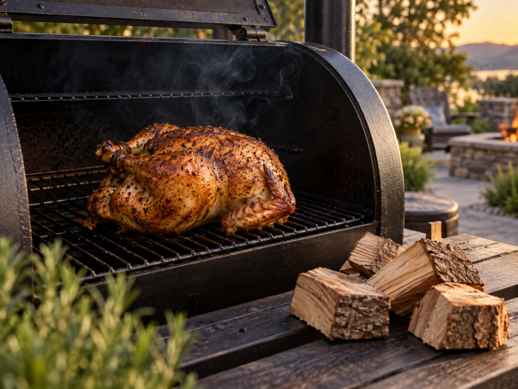 apple wood chicken