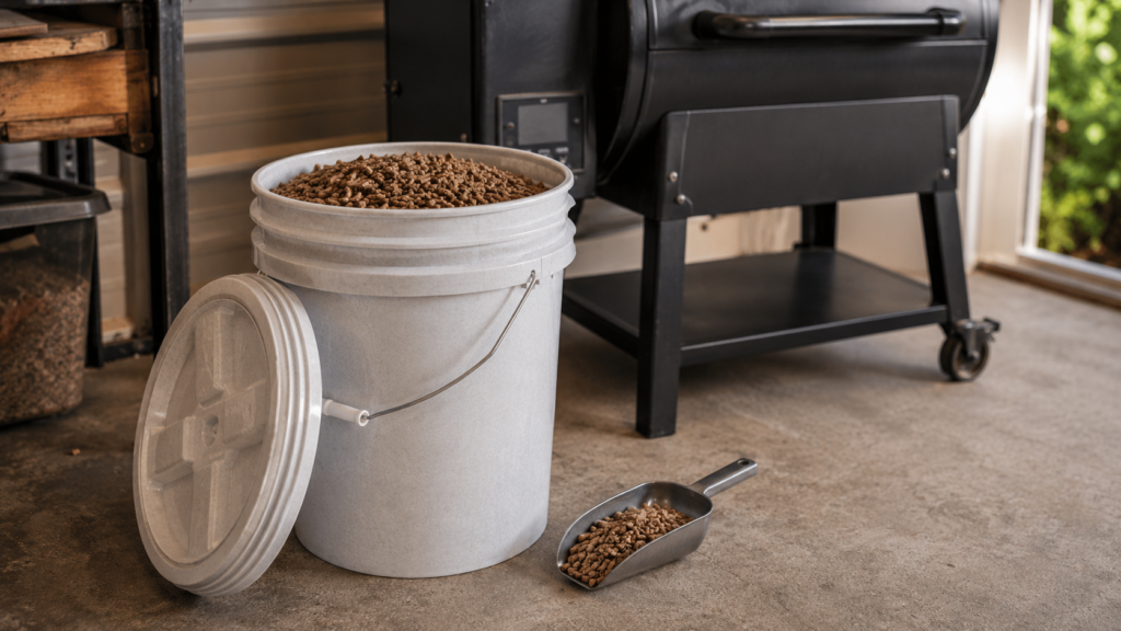 wood pellet gamma style bucket