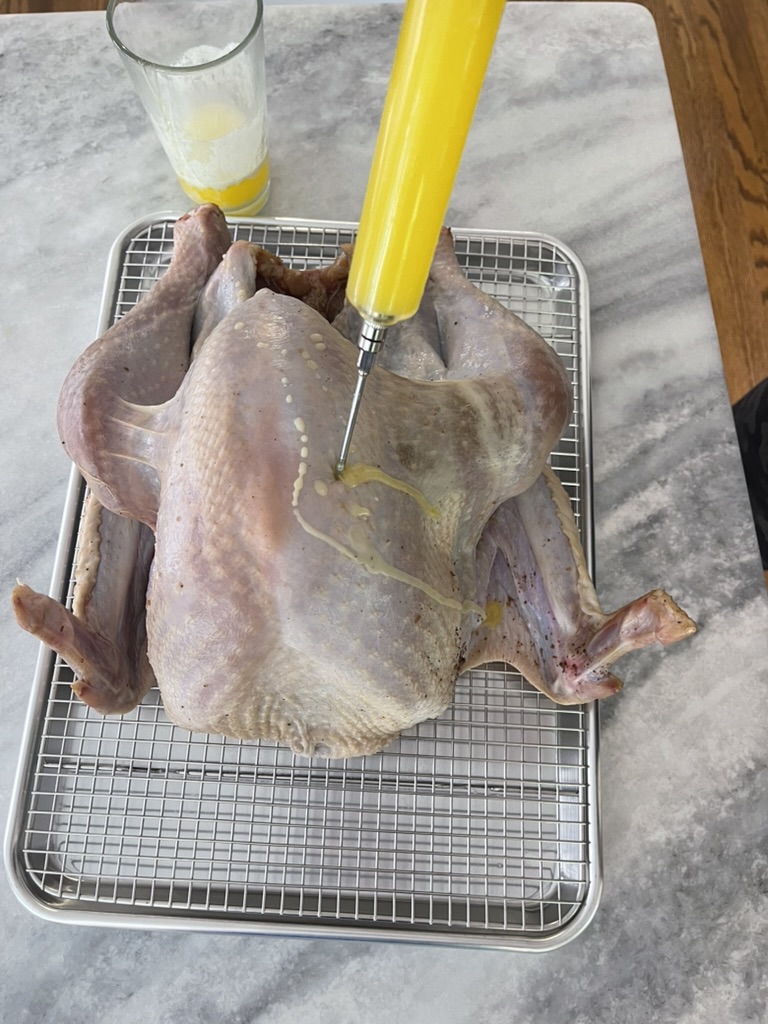 Injecting Turkey With Butter
